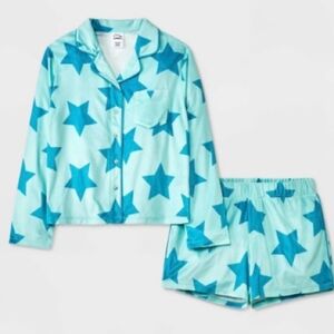 Kids Blue Star Pajama Set